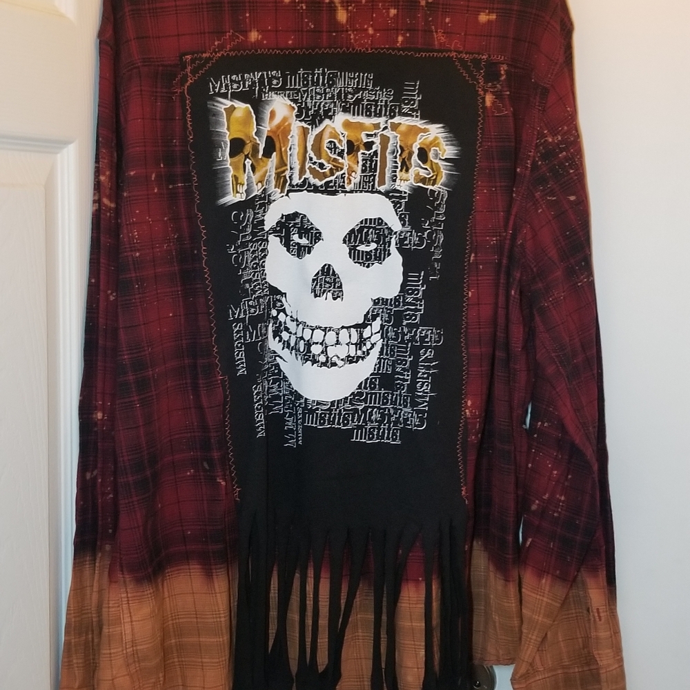 Distressed flannel